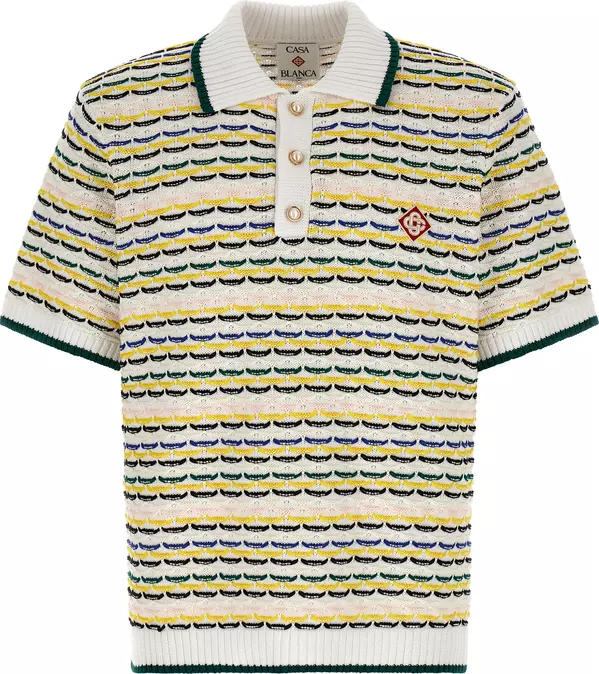 Multicolor Cotton Polo Shirt