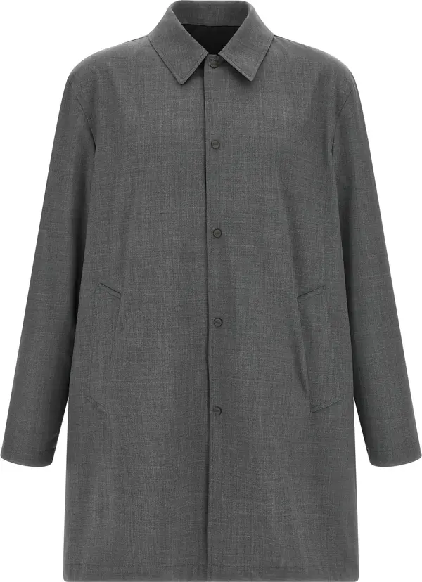 Multicolor Polyester Coat