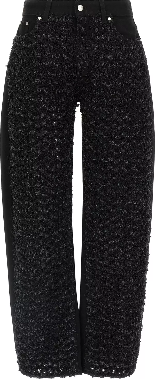 Black Cotton Jeans Denim