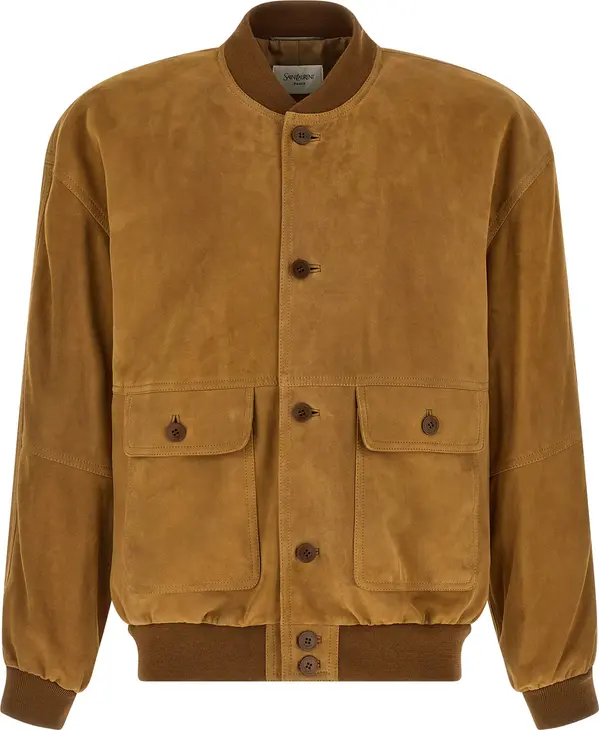 Brown Lamb Leather Leather Jacket