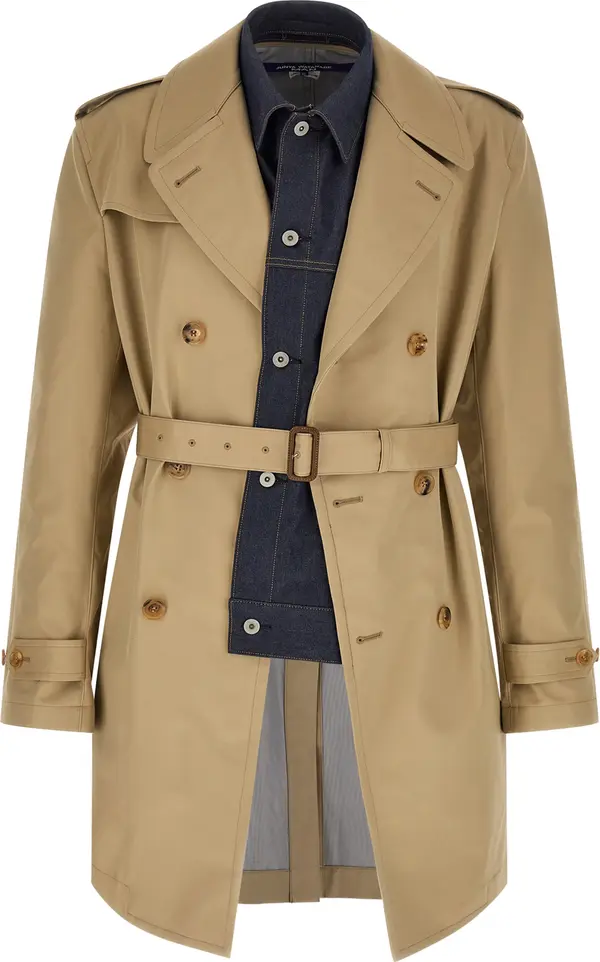 Beige Cotton Coat