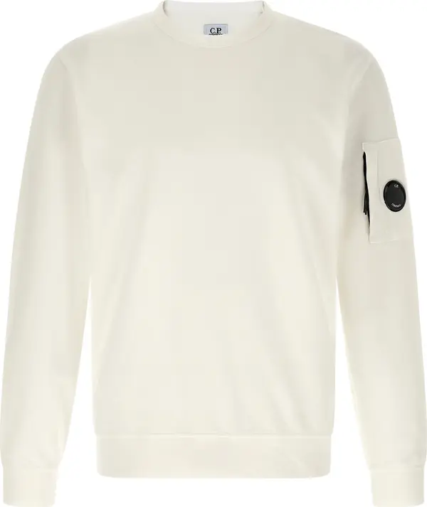 White Cotton Sweatshirt