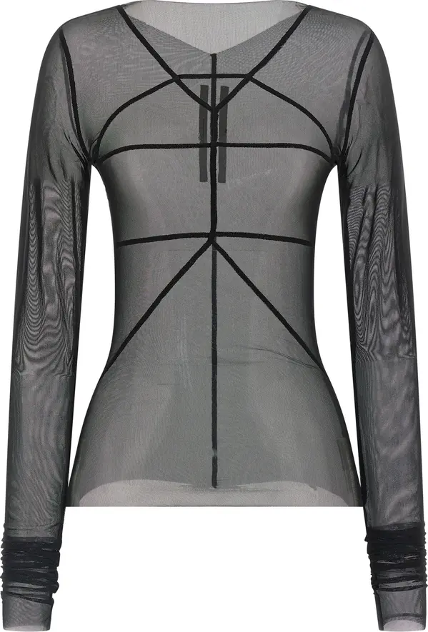 Black Nylon Cardigan