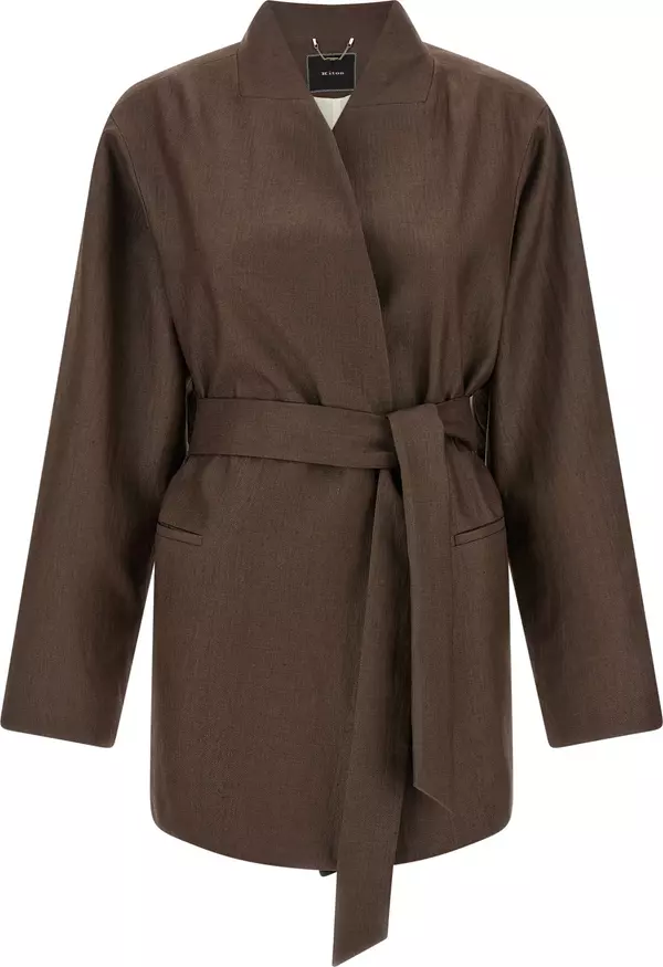 Brown Polyamide Blazer