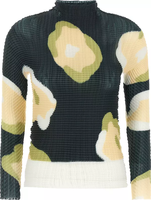 Multicolor Polyester Sweatshirt
