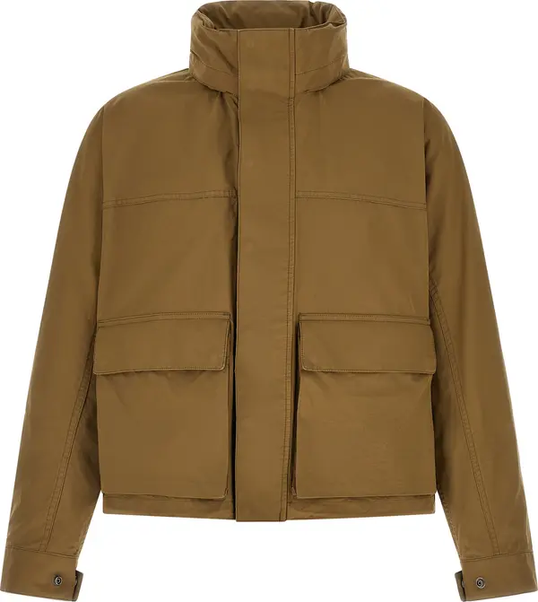 Bicolor Cotton Parka