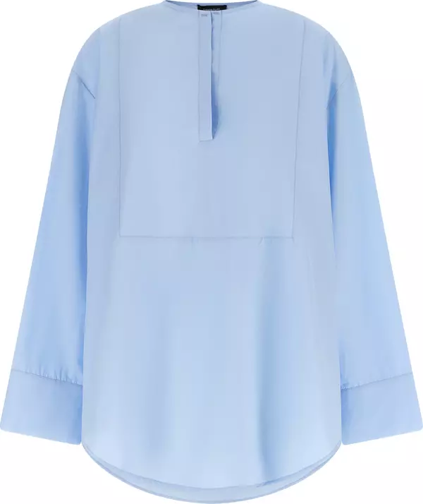 Blue Cotton Blouse