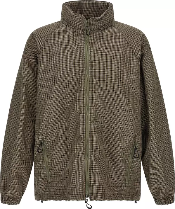 Bicolor Linen Shell Jacket