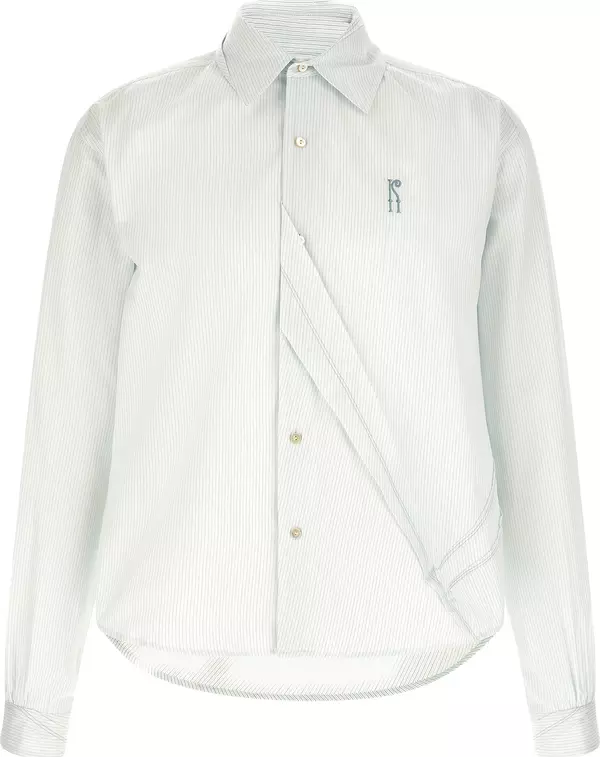 Bicolor Cotton Blouse
