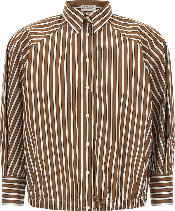 Brown Cotton Blouse