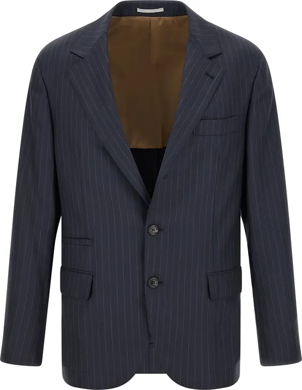 Blue Virgin Wool Blazer