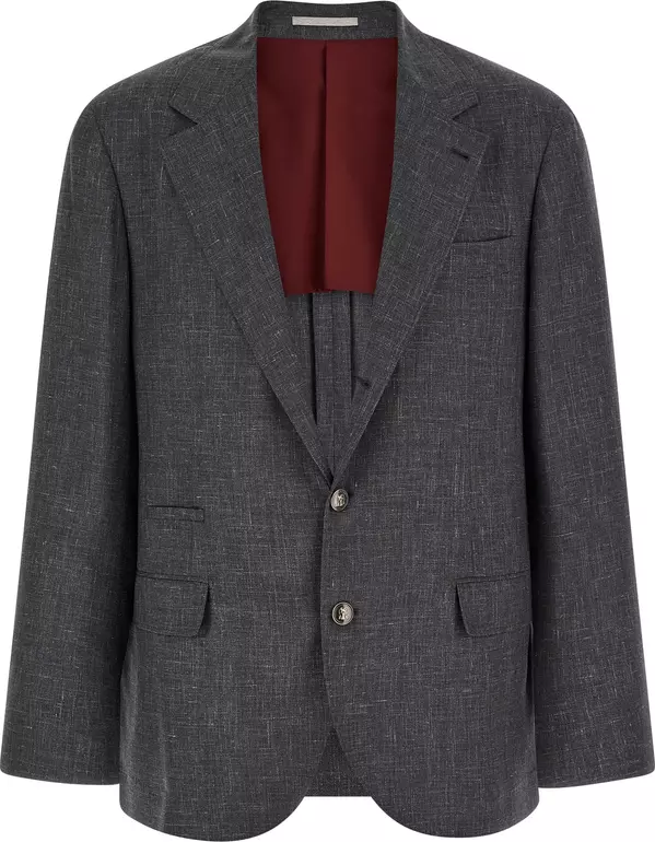 Gray Wool Blazer