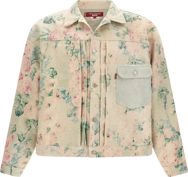 Multicolor Rayon Denim Jacket