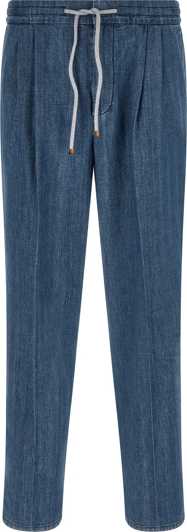Blue Cotton Relaxed Fit Jeans