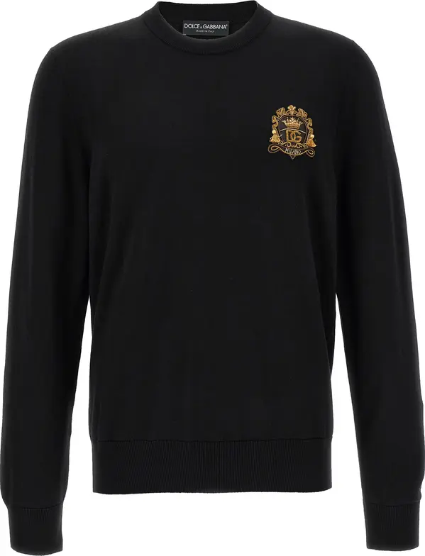 Black Virgin Wool Cardigan