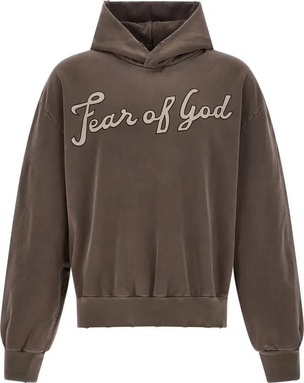 Brown Cotton Sweatshirt
