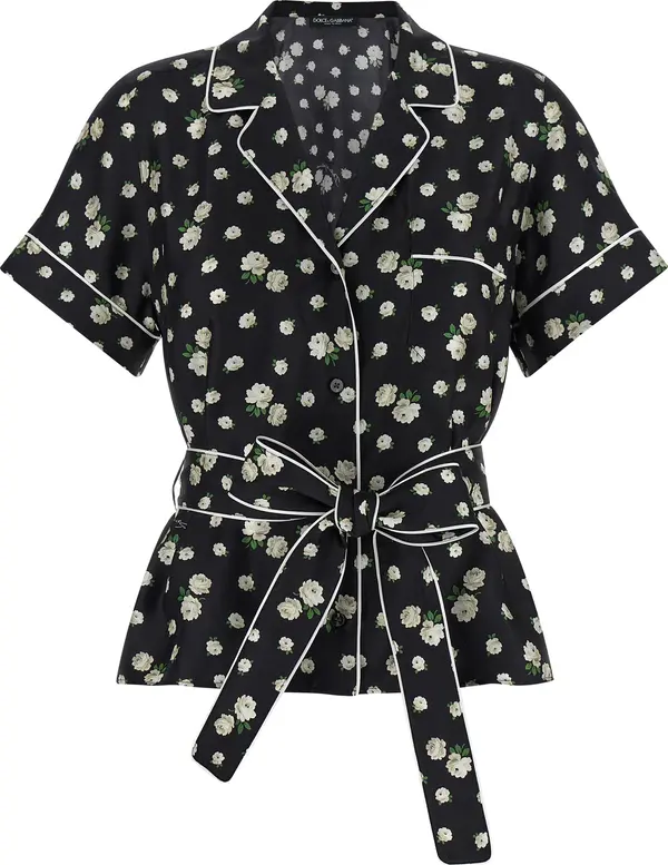 Black Silk Blouse