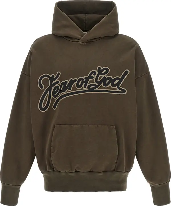Brown Cotton Sweatshirt