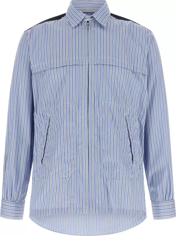 Blue Cotton Blouse