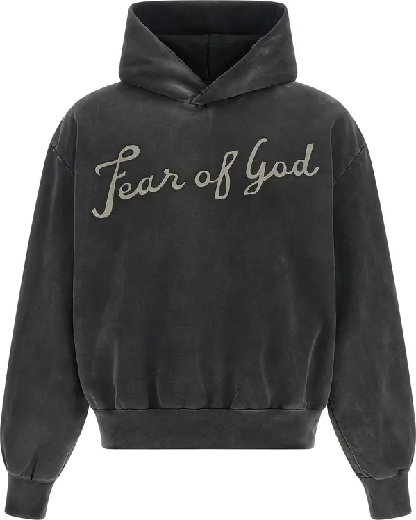 Black Cotton Sweatshirt