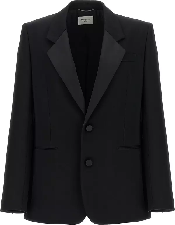 Black Wool Blazer
