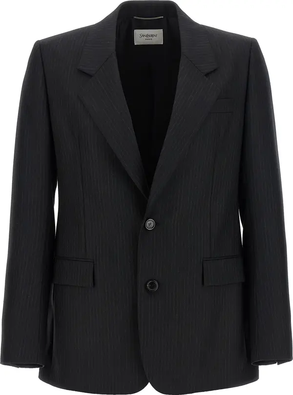 Black Wool Blazer
