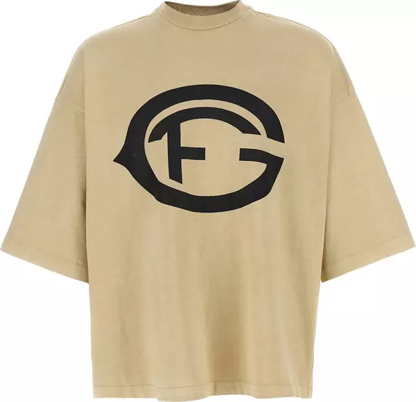 Beige Cotton T-Shirt