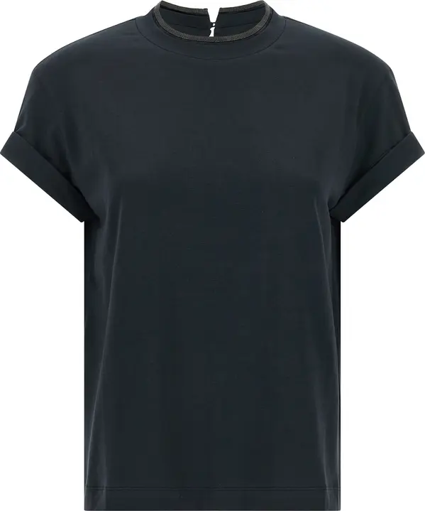 Blue Cotton T-Shirt