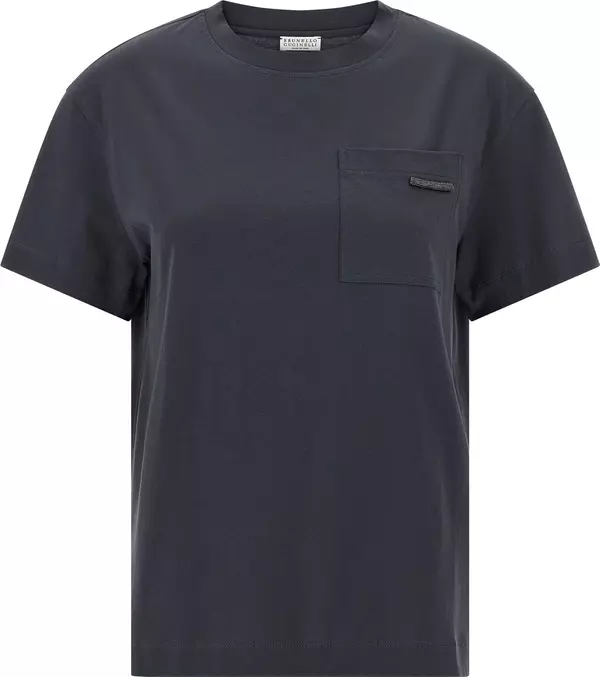 Blue Cotton T-Shirt