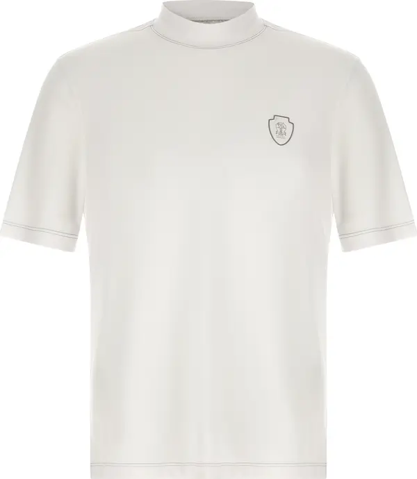 White Polyamide T-Shirt