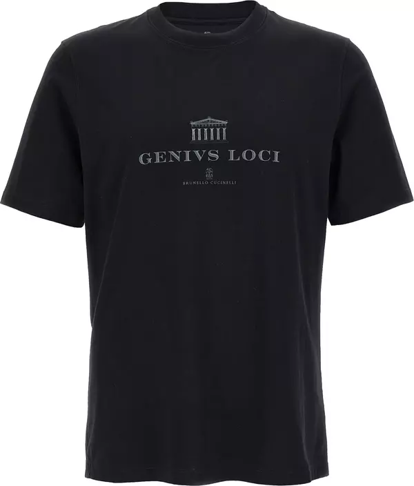 Black Cotton T-Shirt