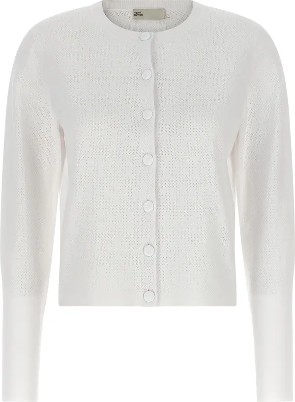 White Viscose Cardigan