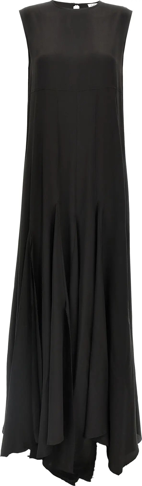 Black Silk Long Dress