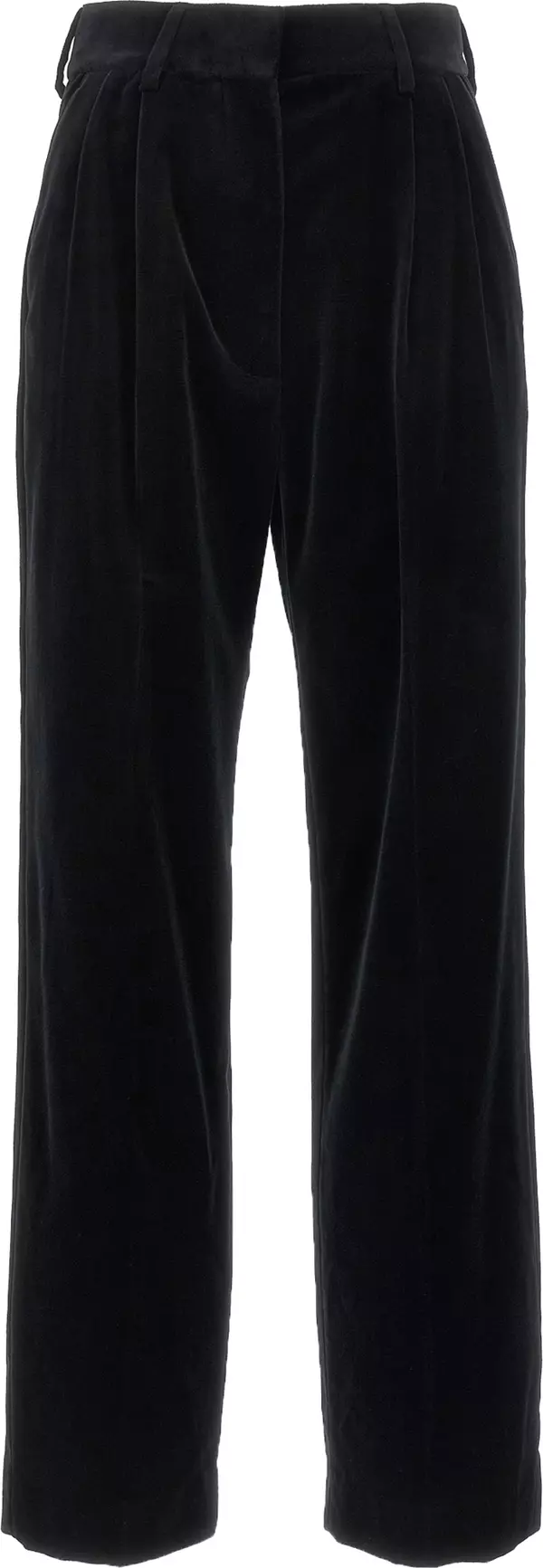 Black Cotton Dress Pants