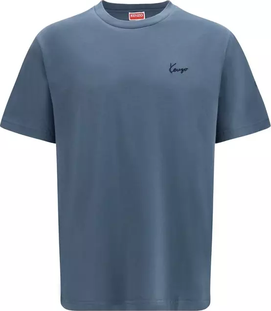 Blue Cotton T-Shirt