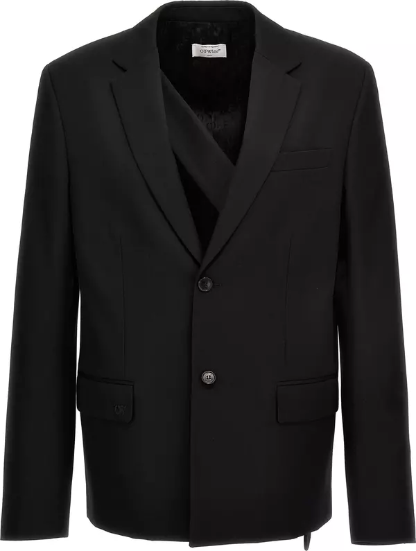 Black Wool Blazer
