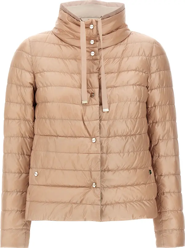 Multicolor Polyamide Full-Length Jacket