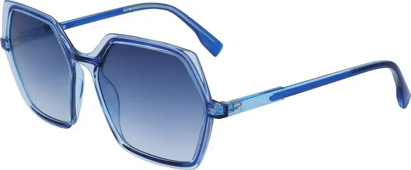 Blue Injected Sunglasses