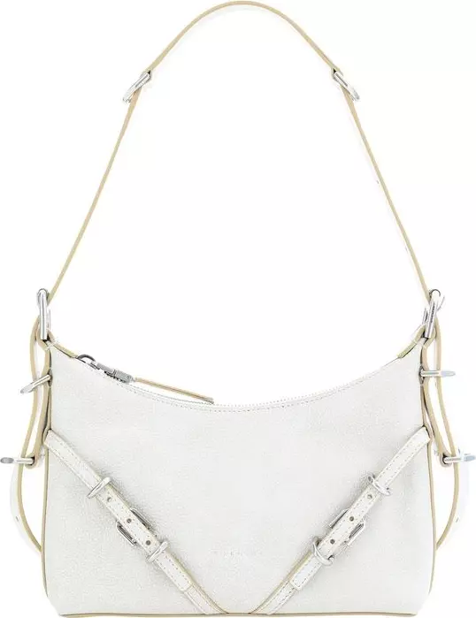 White Leather Shoulder Bag