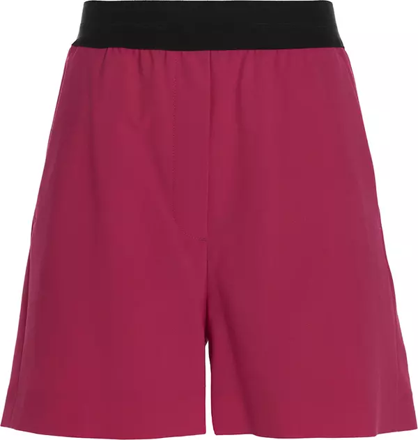 Fuchsia Virgin Wool Bermuda Shorts