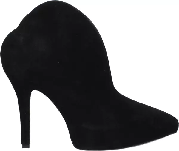 Black Leather Ankle Boots