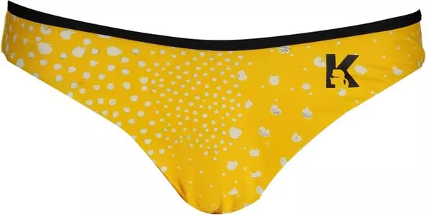 Giallo Poliammide Women Swim Brief
