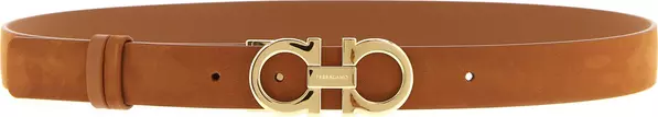 Brown Calfskin Regular Belt