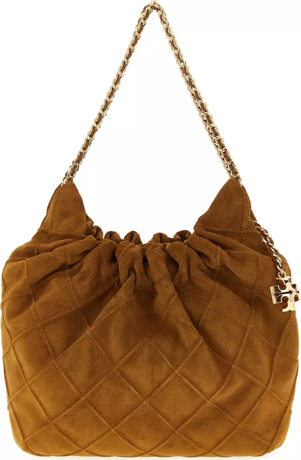 Brown Bovine Leather Handbag