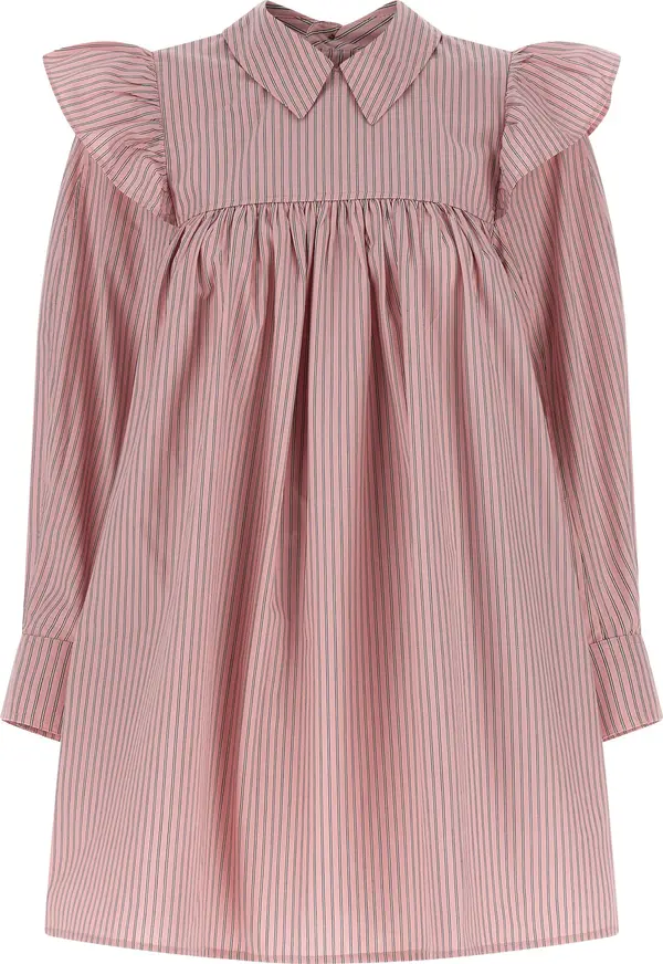 Multicolor Organic Cotton Short Dress
