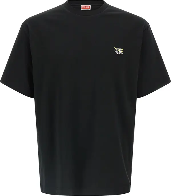 Black Cotton T-Shirt