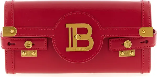 Fuchsia Calfskin Clutch Bag
