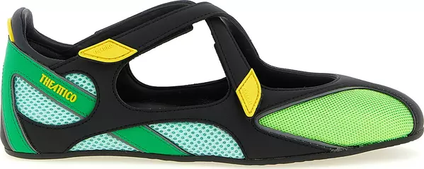 Bicolor Polyethylene Ballet Flats