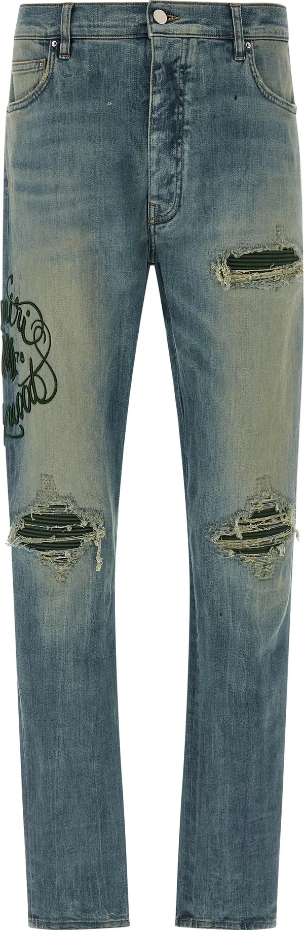 Blue Cotton Relaxed Fit Jeans
