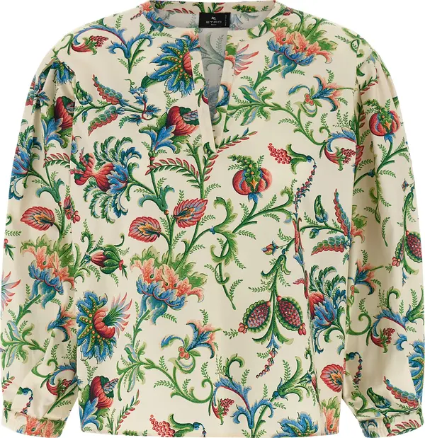 Multicolor Cotton Blouse
